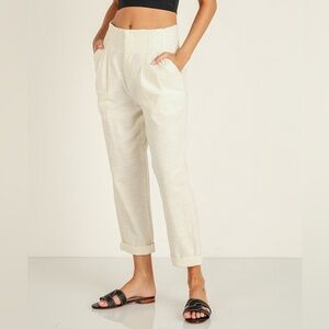 L Space Havana Ivory Pant Elegant Cream Women's Pants‎